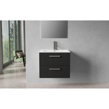 Milano underskab m/vask 60 cm matsort